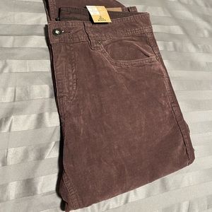 NWT Prana Sustainer Cord pants slim fit 31 x 32